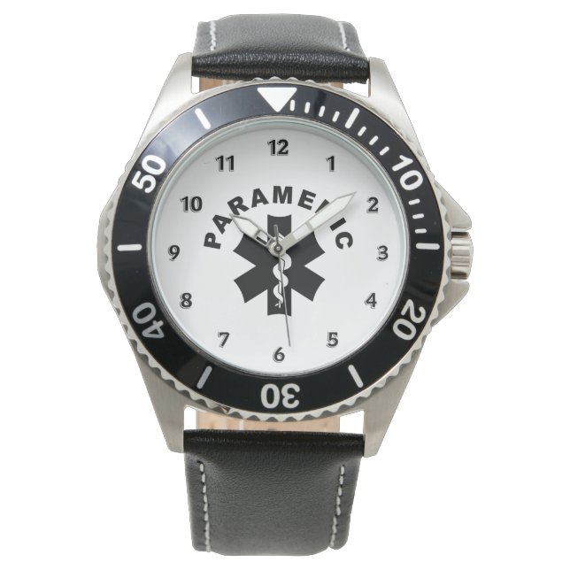 Paramedic-Thema Armbanduhr (Vorderseite)
