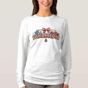 Paramedic Weihnachts-Langarmshirt T-Shirt