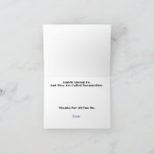 Paramedics Dankeschön Karte (Innenseite)