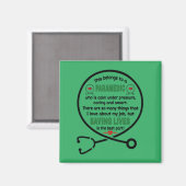 Paramedic's Geschenk. Das gehört einem Paramedic Magnet (Vorderseite/Rückseite)