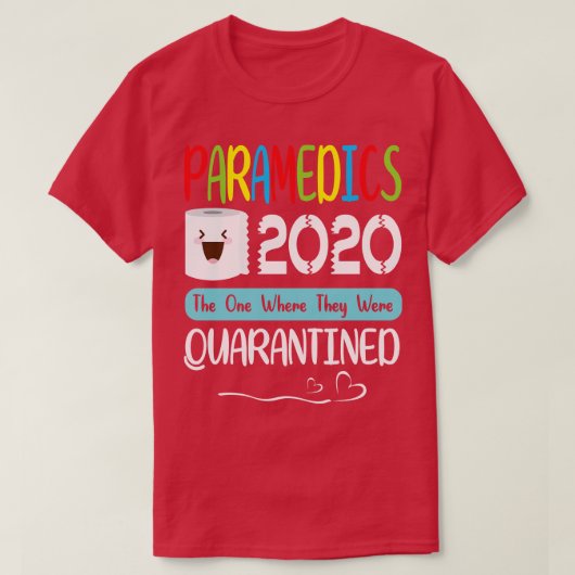 Paramedics Toilettenpapier 2020 mit dem T-Shirt (Design vorne)