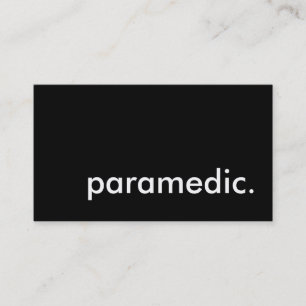 paramedisch visitenkarte