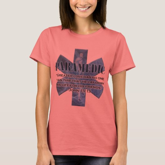 Paramedische Bibelverse T-Shirt (Vorderseite)