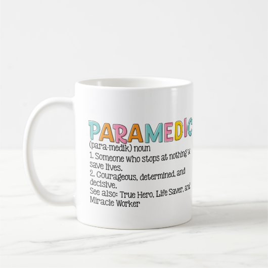 Paramedische Definition Kaffeetasse (Links)
