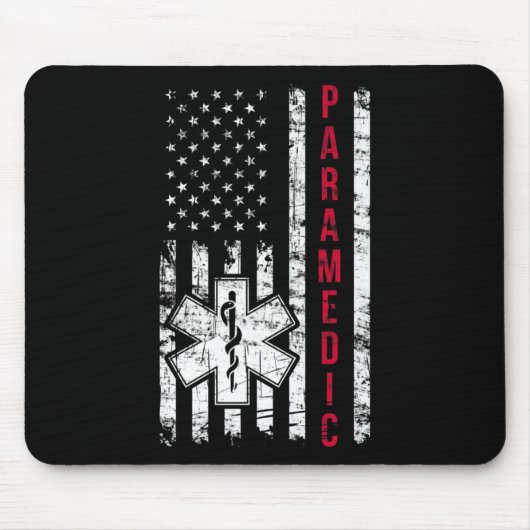 Paramedischer Tag der Unabhängigkeit der amerikani Mousepad (Vorne)
