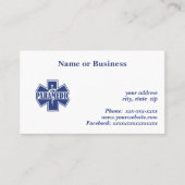 parameditisch visitenkarte (Vorderseite)