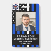 Paramedizinische Notfallmedizin Personalisiertes F Ausweis (Front)