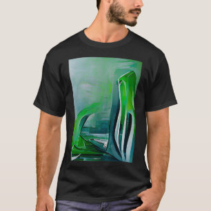 Parametric Architecture Artwork Zeichnend generati T-Shirt