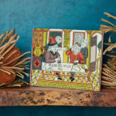Paramoshka and Savoska (woodcut print) Fotoplatte (Seite)