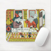 Paramoshka und Savoska (Holzschnittdruck) Mousepad (Mit Mouse)