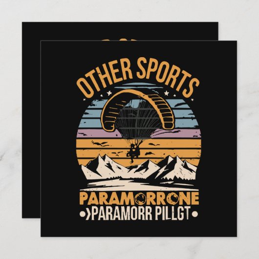 Paramotor Pilot Paramotoring (Vorne/Hinten)