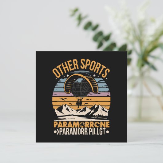 Paramotor Pilot Paramotoring (Stehend Vorderseite)