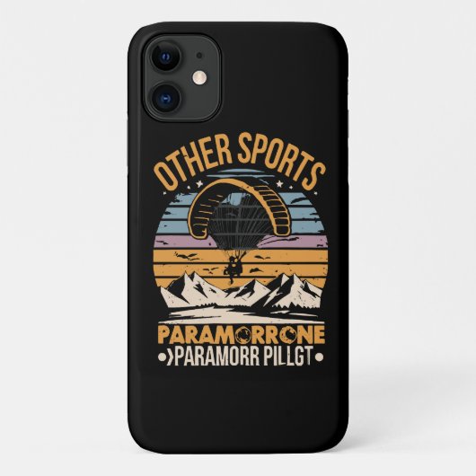 Paramotor Pilot Paramotoring Case-Mate iPhone Hülle (Rückseite)