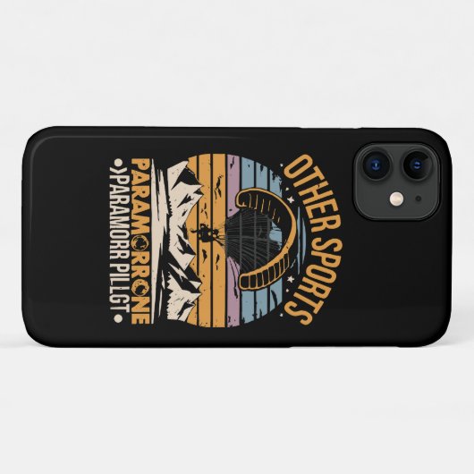 Paramotor Pilot Paramotoring Case-Mate iPhone Hülle (Rückseite (Horizontal))