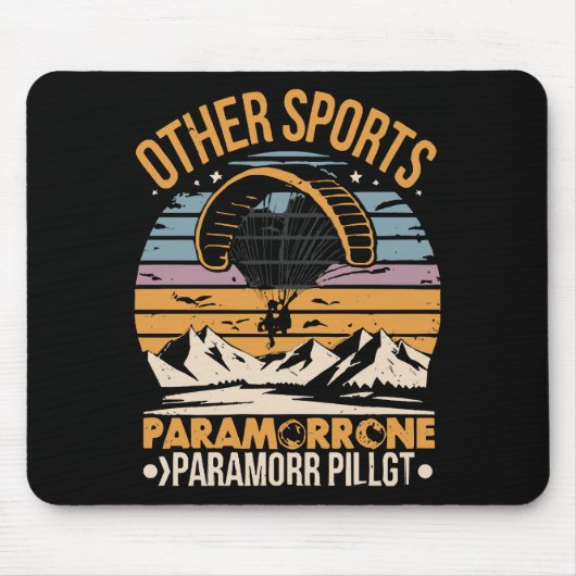 Paramotor-Pilot Paramotoring Mousepad (Vorne)