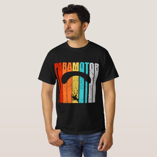 Paramotor Pilot Paramotoring  T-Shirt (Vorne ganz)