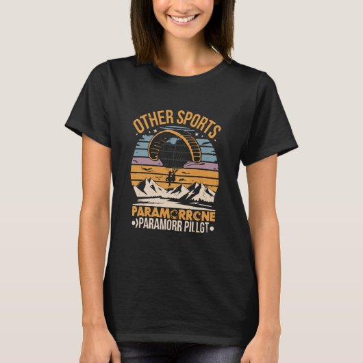 Paramotor Pilot Paramotoring T-Shirt (Vorderseite)