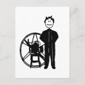 Paramotor Pilot Postkarte (Vorderseite)