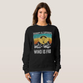 Paramotor Pilot Therapy is expensive Paramotoring Sweatshirt (Vorne ganz)