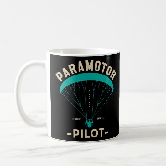Paramotor Pilot - Ultralight Aviators Kaffeetasse (Links)
