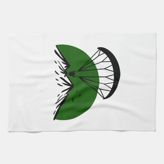 Paramotor Retro Geschirrtuch (Horizontal)