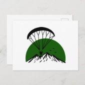 Paramotor Retro Vintag Postkarte (Vorne/Hinten)