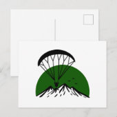 Paramotor Retro Vintage Postkarte (Vorne/Hinten)