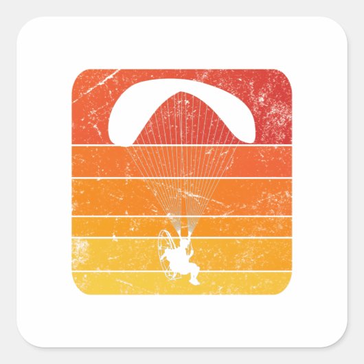 Paramotor Sticker Paragliding Sticker Hang Gliding (Vorderseite)