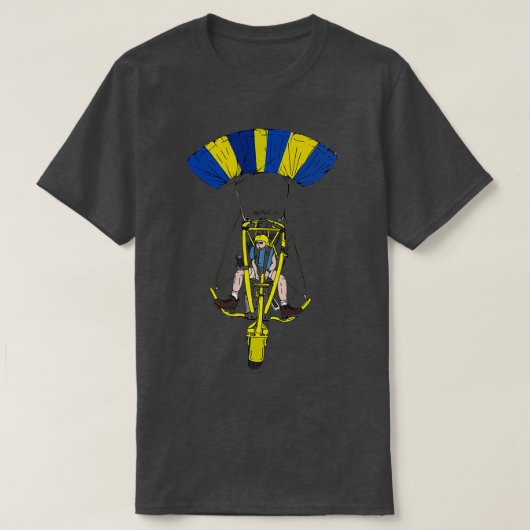 Paramotor trike PowrachutePegasus T-Shirt (Design vorne)
