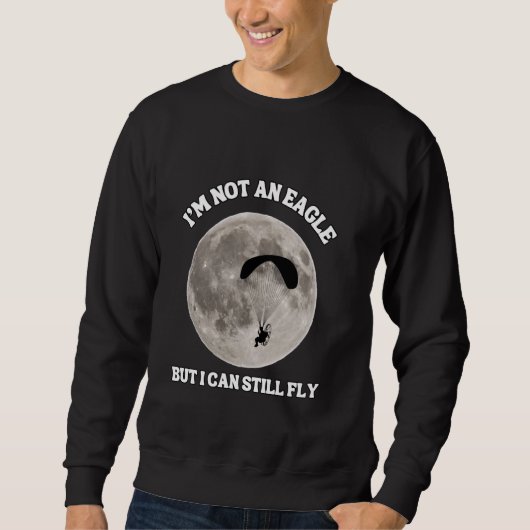 Paramotorflug Pilot Pilotin mit einem Sweatshirt (Vorderseite)