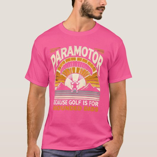Paramotorflugzeug-Paramotor-Pilot T-Shirt (Vorderseite)