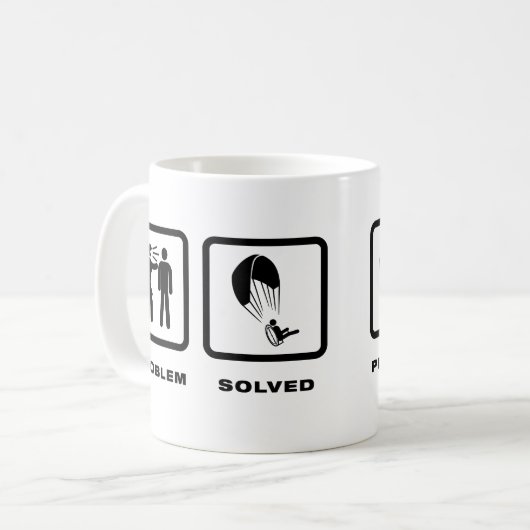 Paramotoring Kaffeetasse (Vorderseite Links)