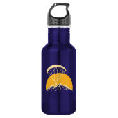 Paramotoring Retro Edelstahlflasche (Vorderseite)