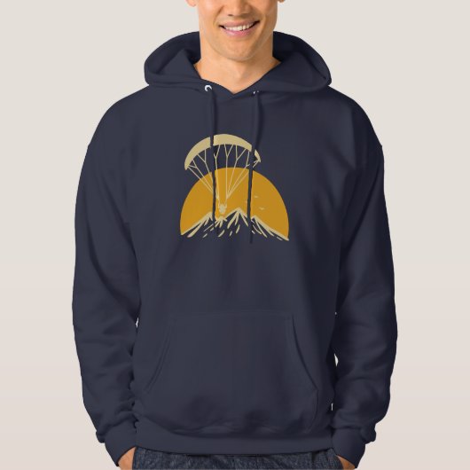 Paramotoring Retro Hoodie (Vorderseite)