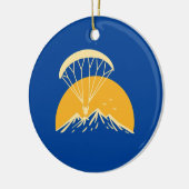 Paramotoring Retro Keramik Ornament (Links)