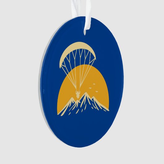 Paramotoring Retro Ornament (Vorderseite)