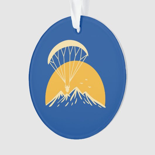 Paramotoring Retro Ornament (Vorderseite)
