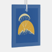 Paramotoring Retro Ornament Aus Glas (Vorderseite Rechts)