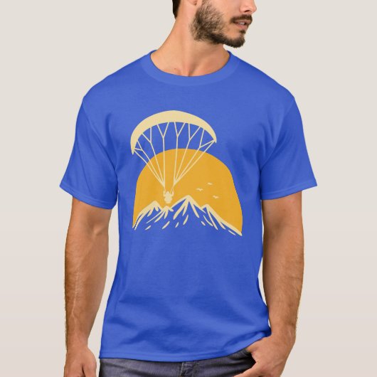 Paramotoring Retro T-Shirt (Vorderseite)