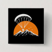 Paramotoring Retro Vintag Button (Vorderseite)