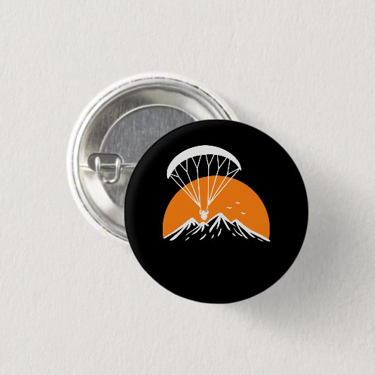 Paramotoring Retro Vintag Button (Vorne & Hinten)