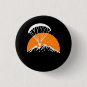 Paramotoring Retro Vintag Button (Vorderseite)