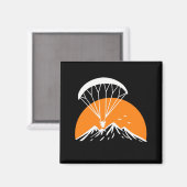 Paramotoring Retro Vintag Magnet (Vorderseite/Rückseite)