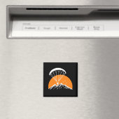 Paramotoring Retro Vintag Magnet (In Situ (Geschirrspüler))