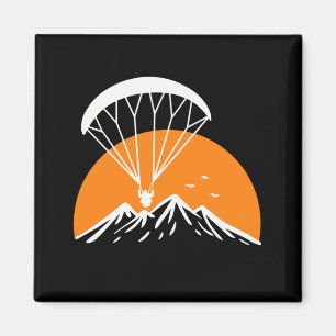 Paramotoring Retro Vintag Magnet