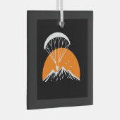 Paramotoring Retro Vintag Ornament Aus Glas (Vorderseite Rechts)
