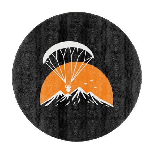 Paramotoring Retro Vintag Schneidebrett (Vorderseite)
