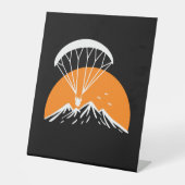 Paramotoring Retro Vintag Sockelschild (Vorderseite)