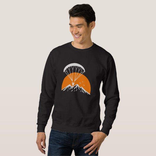 Paramotoring Retro Vintag Sweatshirt (Vorne ganz)