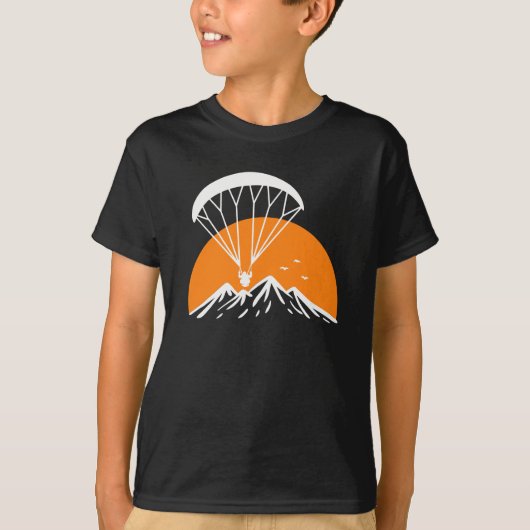 Paramotoring Retro Vintag T-Shirt (Vorderseite)
